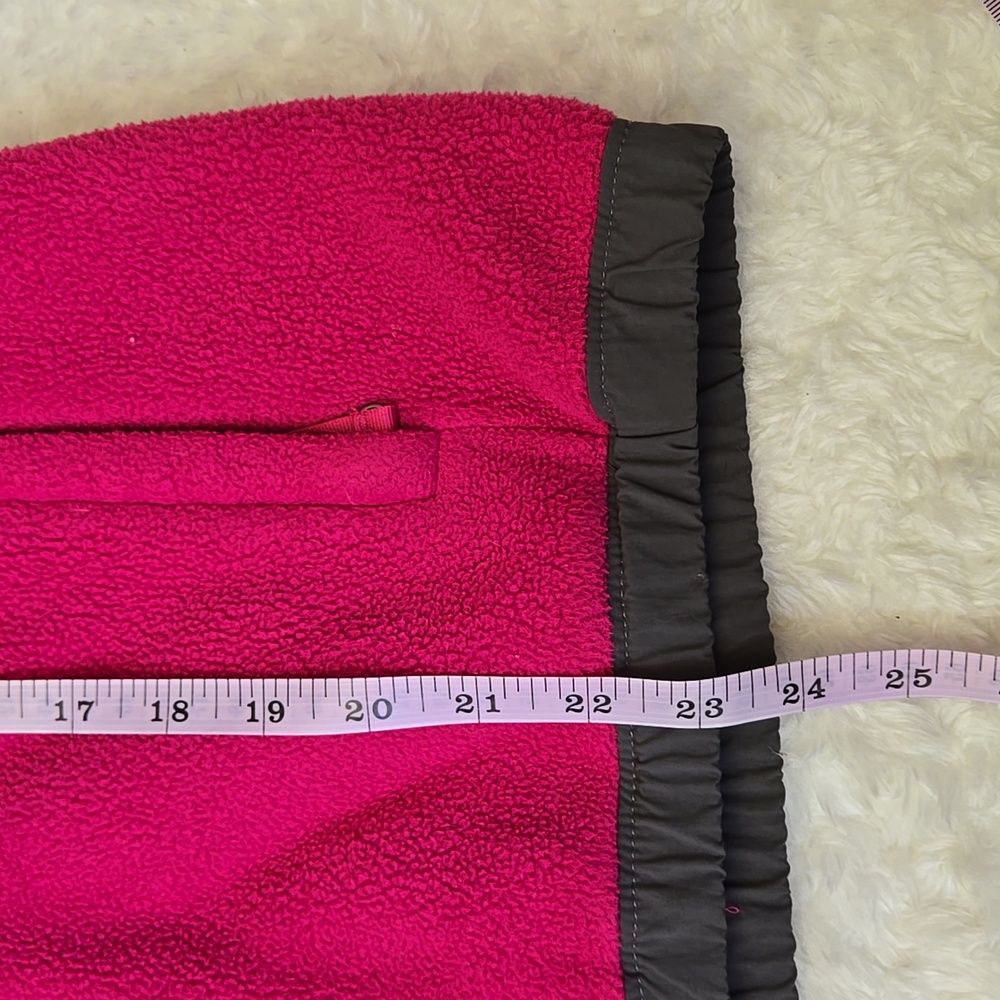 The North Face Pink/Grey Denali Fleece Jacket, Girls Large - Picture 9 of 14